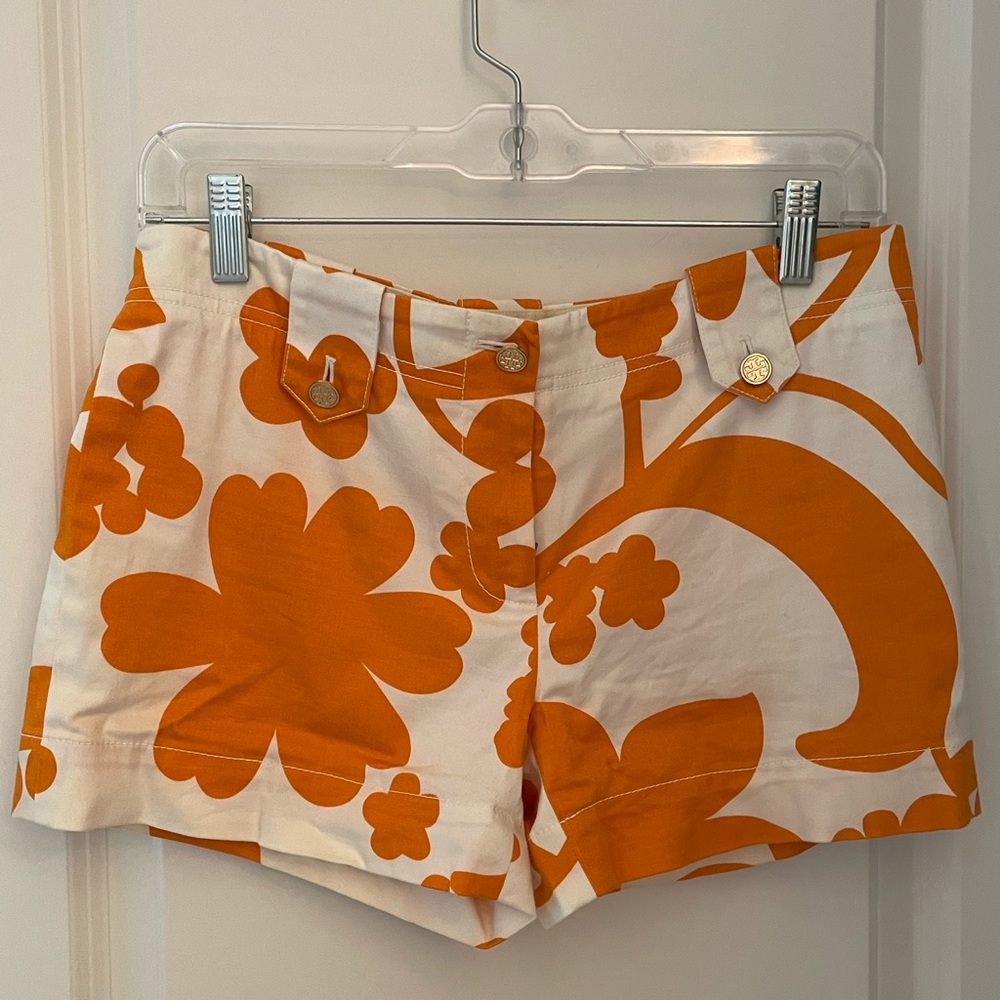 Tory Burch floral shorts